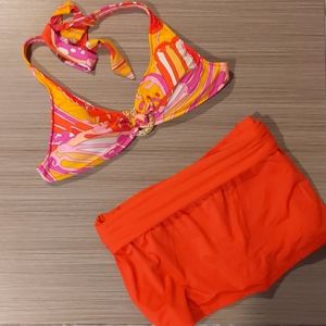 Trina Turk Halter and Athleta Swim Skirt